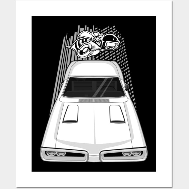 Dodge Coronet Super Bee 1970 - white Wall Art by V8social